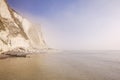 White cliffs at St. Margarets Bay near Dover, England Royalty Free Stock Photo