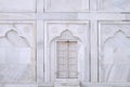 White Closed Door of Taj Mahal, Agra, Uttar Pradesh, India Royalty Free Stock Photo
