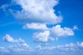 The white cloud on the blue sky in the bright day Royalty Free Stock Photo