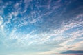 White cloud, blue sky, sun rays Royalty Free Stock Photo