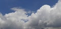 White cloud in the blusky Royalty Free Stock Photo