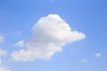 White cloud blusky Royalty Free Stock Photo