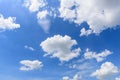 White cloud disappear in the hot sun Royalty Free Stock Photo