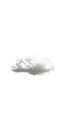 A white cloud with a greyish color Royalty Free Stock Photo
