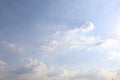 White cloud and light blue sky , sunny and bright day sky. Royalty Free Stock Photo