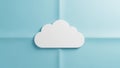 A clean aesthetic suitable for themes related to cloud computing Royalty Free Stock Photo