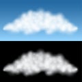 White cloud template