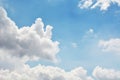 White clouds against blue sky Royalty Free Stock Photo