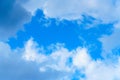 Clouds on a background of blue sky Royalty Free Stock Photo