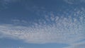 White clouds in the beautiful blue sky. Royalty Free Stock Photo