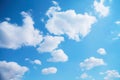 White clouds on blue background 003 Royalty Free Stock Photo