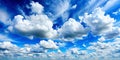 White Clouds in a Blue Sky Royalty Free Stock Photo
