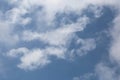 White clouds and blue sky Royalty Free Stock Photo