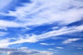 White clouds blue sky background Royalty Free Stock Photo