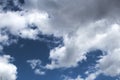 White clouds on blue sky background image Royalty Free Stock Photo