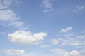 White clouds blue sky background, natural texture Royalty Free Stock Photo