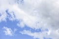 White clouds in blue sky Royalty Free Stock Photo