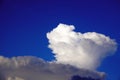White clouds on a blue sky  background Royalty Free Stock Photo