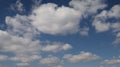 White clouds and blue sky beautiful timelapse