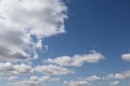 White clouds and blue sky beautiful timelapse