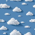 White clouds on blue sky for design creative version ailable in clouds gallery Royalty Free Stock Photo