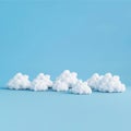 White clouds on blue sky for design creative version ailable in clouds gallery Royalty Free Stock Photo