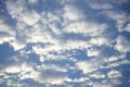 Clouds and blue sky in fall Royalty Free Stock Photo