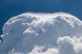White and blue cloudscape for background use Royalty Free Stock Photo