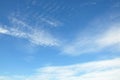 White clouds on the blue sky Royalty Free Stock Photo