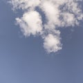 white clouds drifting sky. High quality photo Royalty Free Stock Photo