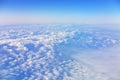 White clouds under blue sky Royalty Free Stock Photo