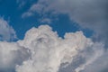 White cloudscapes in the blue sky