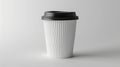 The white coffee cup.AI generated image Royalty Free Stock Photo