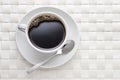 White Coffee Cup Background Royalty Free Stock Photo