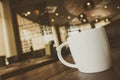 White coffee cup Royalty Free Stock Photo