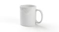 Blank White Ceramic Coffee Mug Isolated on White Background Royalty Free Stock Photo