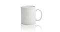 Blank White Ceramic Coffee Mug Isolated on White Background Royalty Free Stock Photo
