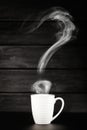 White coffee mug Royalty Free Stock Photo