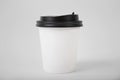 White coffee paper cup. mock up for creative design branding Royalty Free Stock Photo