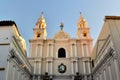 White colonial architecture in Sucre, Bolivia