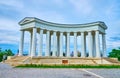 The white Colonnade of Vorontsov Palace, Odessa, Ukraine