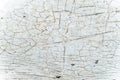 White color crack on old wood surface pattern for background. cracked wooden board painting texture Royalty Free Stock Photo