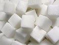 White color granulated Sugar cubes