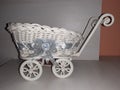 White Color Handmade Trolley