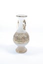 white color of Jade bottle with gold pattern