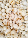 White color popped whole Fox nut Royalty Free Stock Photo