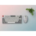 White color scheme and a red ESC key accompanied by a sleek gray wireless Royalty Free Stock Photo