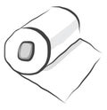 Tissue paper bundle/Toilet paper bundle vector or color illustration