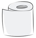 Tissue paper bundle/Toilet paper bundle vector or color illustration