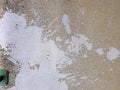 White colors paint drops and splash on the floor Royalty Free Stock Photo